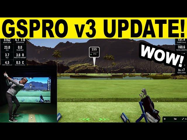 GSPro v3 Golf Simulator Software Update! FULL Review! New Range, Features, & More!