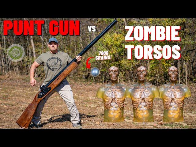 Punt Gun vs Zombie Torsos ‍️ (The Biggest Shotgun EVER !!!)