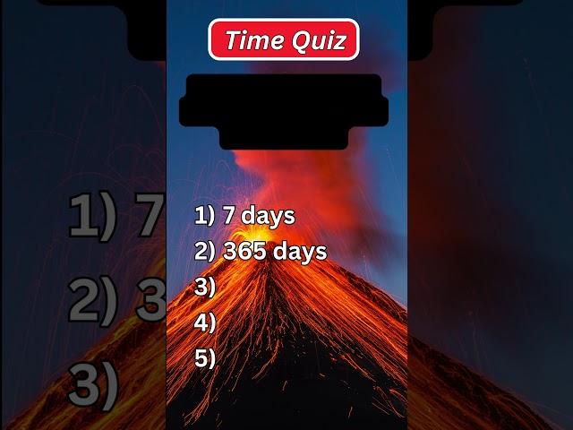 Time quizz, Can you get 5/5 in 40 secons?!!