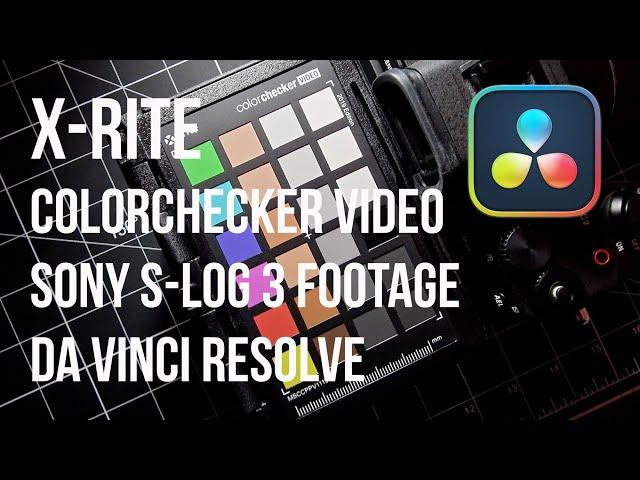 Color Grading Mastery: X-Rite ColorChecker Passport & DaVinci Resolve Tutorial for S-Log 3 Footage