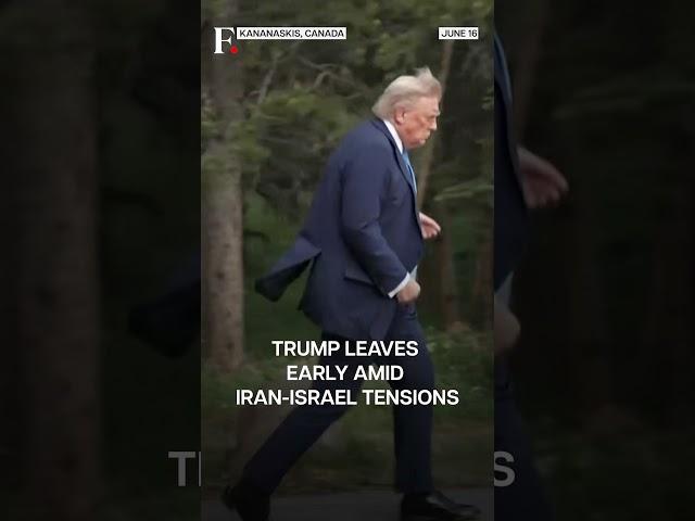 Trump Cuts Short G7 Visit Amid Iran-Israel Conflict | Subscribe to Firstpost | N18G
