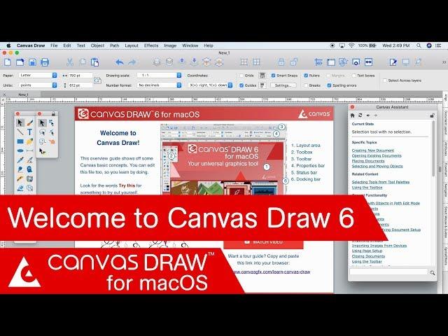 Welcome to Canvas Draw 6