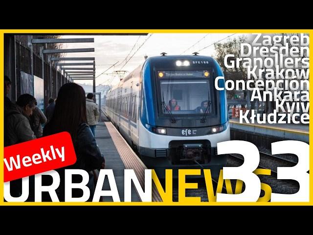 Metro in Kraków | Bridge collapse in Dresden | New trams for Zagreb | Urban News 33