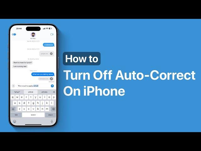 How To Turn Off Auto-Correct On iPhone 16 | iOS 18 Tips