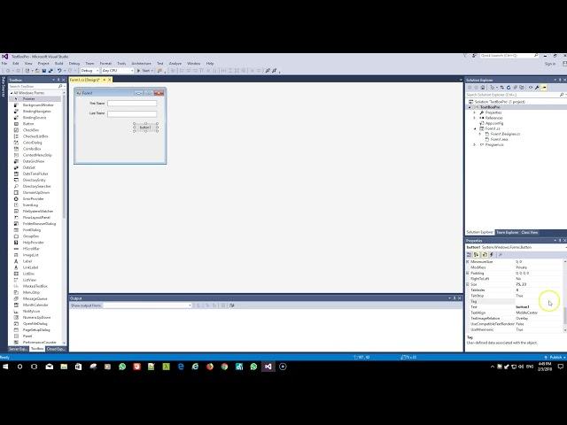 C# Tutorial - How to Display a Value from TextBox as Label Output