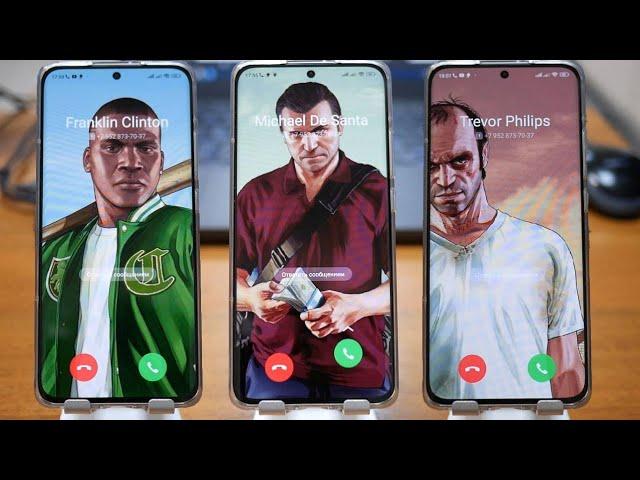 incoming call GTA 5 Ringtones Michael De Santa, Franklin Clinton, Trevor Philips