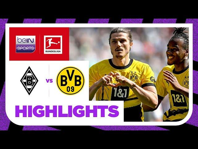 Borussia Moenchengladbach v Borussia Dortmund | Bundesliga 23/24 Match Highlights