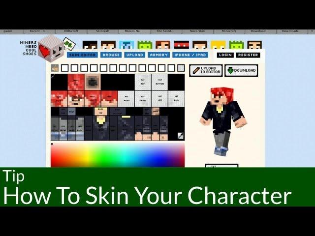 Tip: How To Skin Your Minecraft Player