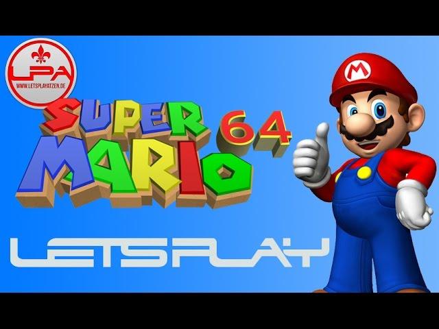 Lets Play - Super Mario 64 #1 (Super HD Texturen Mario)