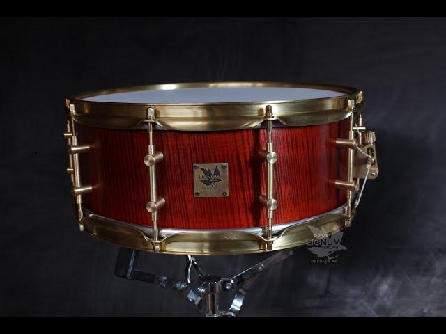 Lignum Drums Sycamore Maple 14x5,5 / fiddleback / ony ply steam bent.