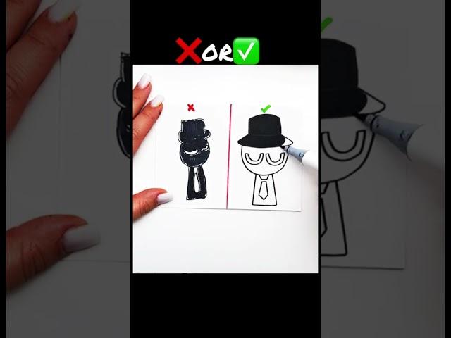 How to draw Black Sprunki Do vs don’t