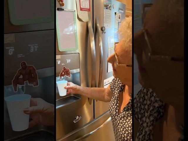PRANKING MY GRANDMA WITH 50 BBC STICKERS