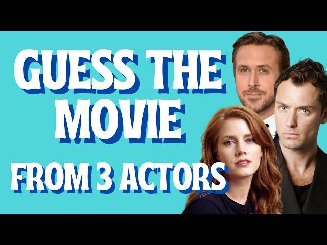 Guess the Movie From 3 Starring Actors Quiz | Test Your Film Knowledge (50 Questions)