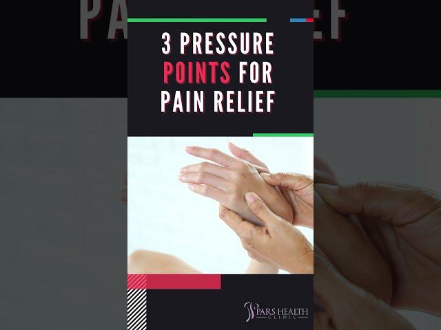 3 Pressure Points for Pain Relief #shorts