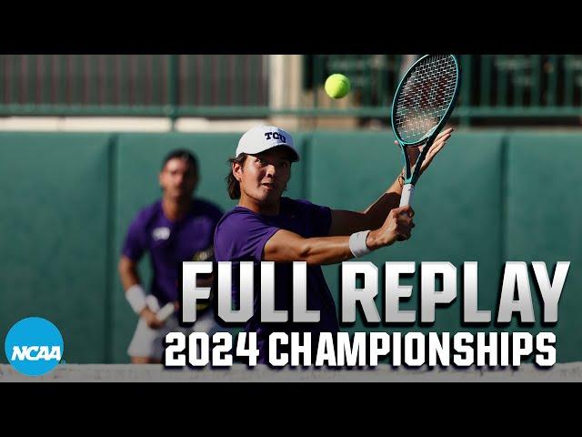 2024 NCAA DI men's tennis singles and doubles championship | FULL REPLAY