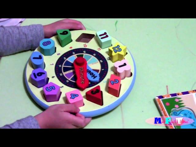 Shapes Clock Mega blocks Mai Fun Time