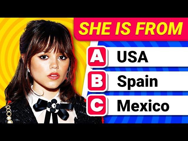 Can You Guess Celebrities' Nationalities?  | Country Quiz