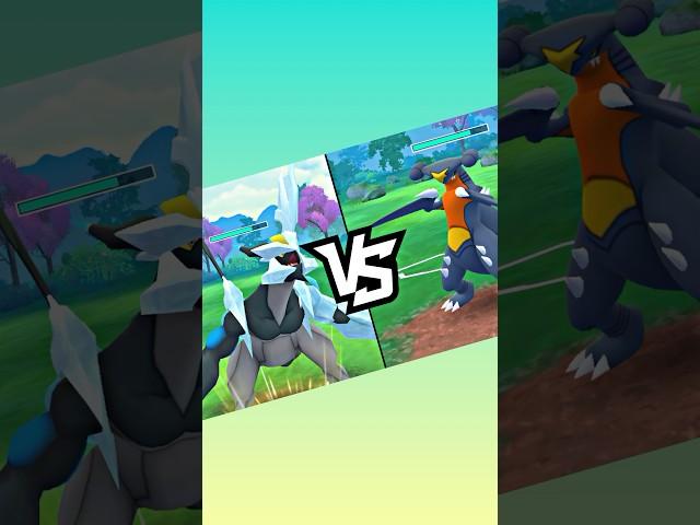 Black Kyurem vs Shiny Garchomp #PokemonGo