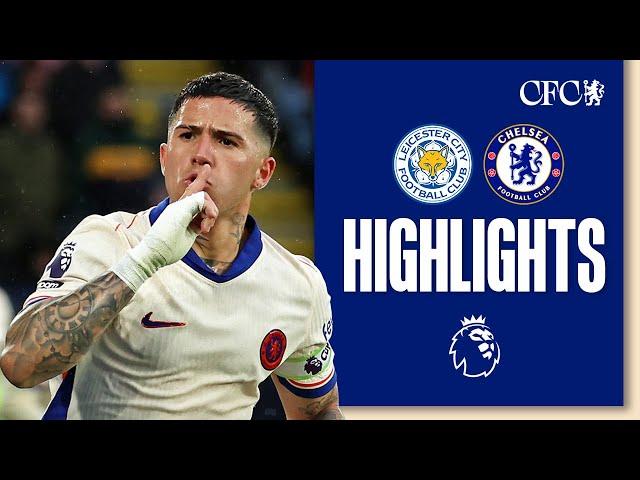 Leicester 1-2 Chelsea | Blues dominate the Foxes  | HIGHLIGHTS | Premier League 24/25