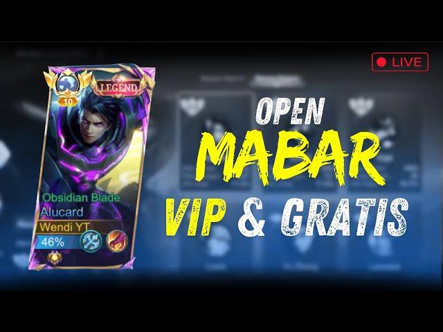 LIVE MABAR MOBILE LEGENDS , PUSH ALUCRD ONLY KE MYTHHIC GLORY !!