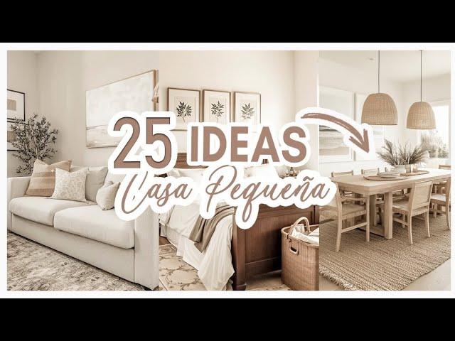 2025 NUEVAS IDEAS PARA DECORAR TU CASA Consejos para Maximizar Cada Rincón/ DECORACION ELEGANTE.