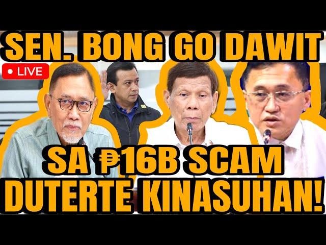 DUTERTE AT SEN. BONG GO DINAWIT NI TRILLANES SA ₱16B SCAM!