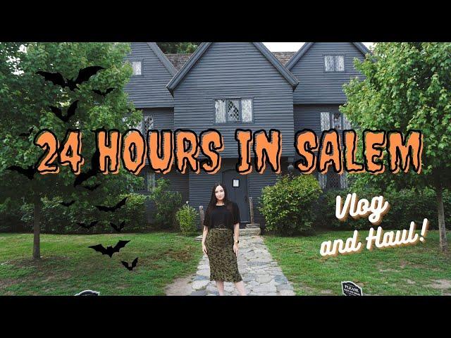 24 Hours in Salem, MA 2024!  Vlog, Haul, Aura Readings and more! #salem #salem2024