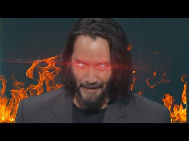 Keanu Reeves uses 10% of his power