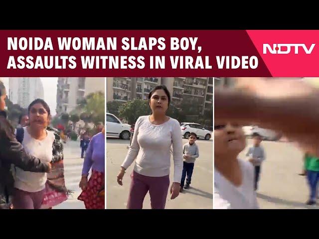 Noida News | Noida Woman Slaps 6-Year-Old Child, Then Hits Neighbour Filming Her