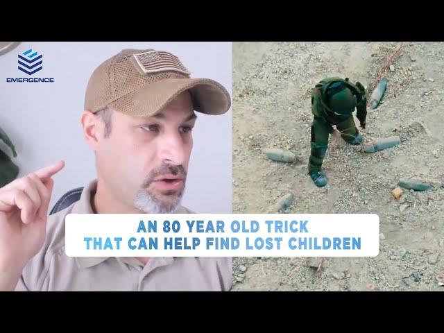 An 80 Year Old Trick: That Can Help Find Lost Children!!!
