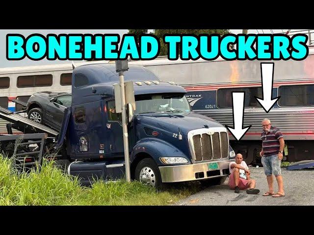 Unbelieveable Footage That I Can't Explain | Bonehead Truckers of the Week