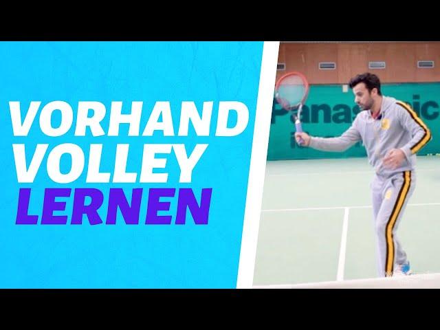 TENNIS VORHAND VOLLEY LERNEN | MeinTennisGame.de