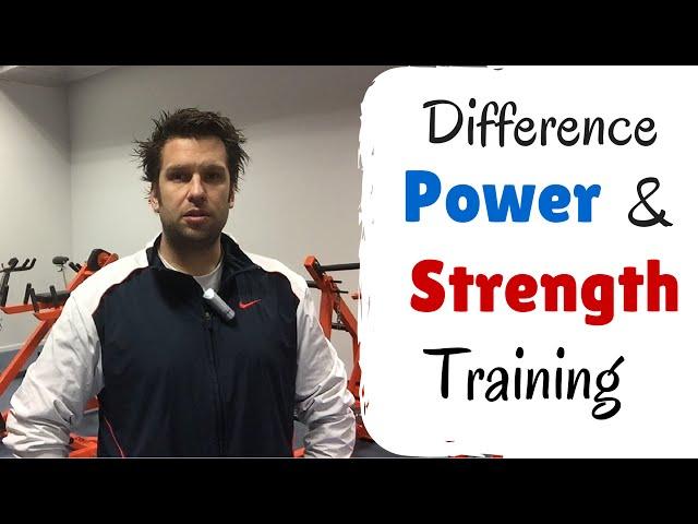 Power Training vs Strength Training:What's The Difference Between Strength Training & Power Training