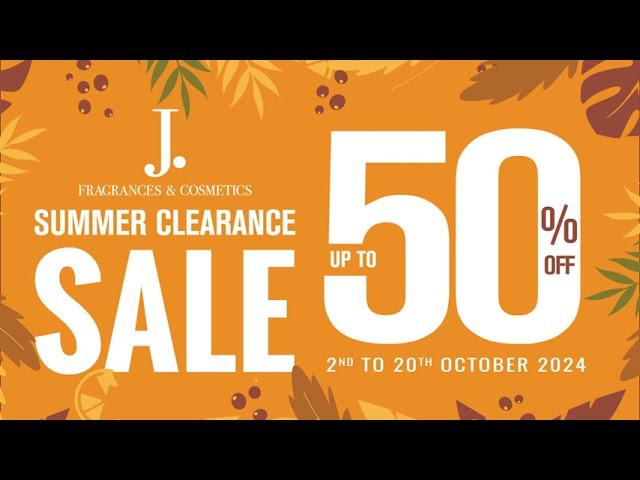 Summer Clearance Sale 2024 | J. Fragrances