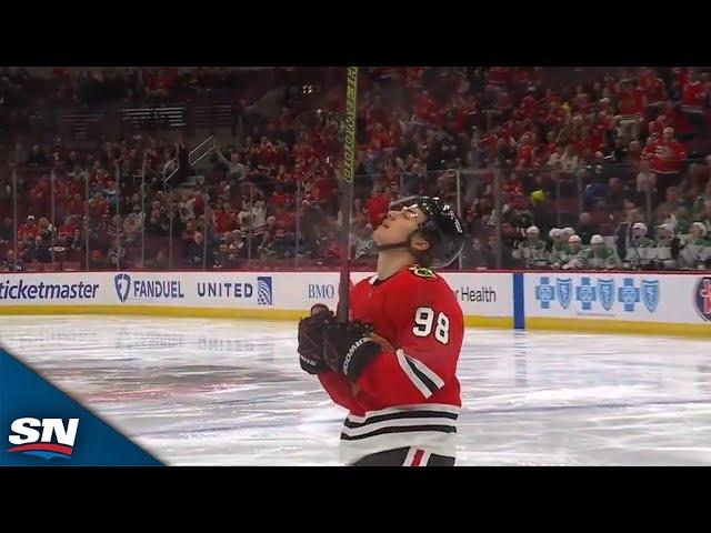 Blackhawks' Connor Bedard Snaps 12-Game Goalless Drought With Stunning Shot