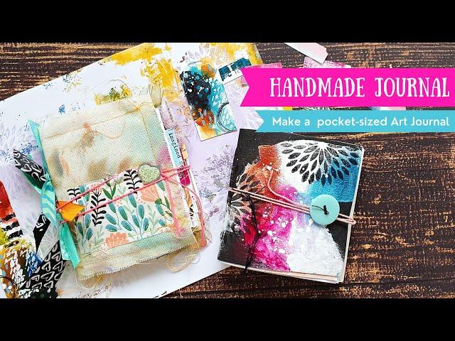 DIY Handmade Pocket sized Art / Junk Journal Tutorial