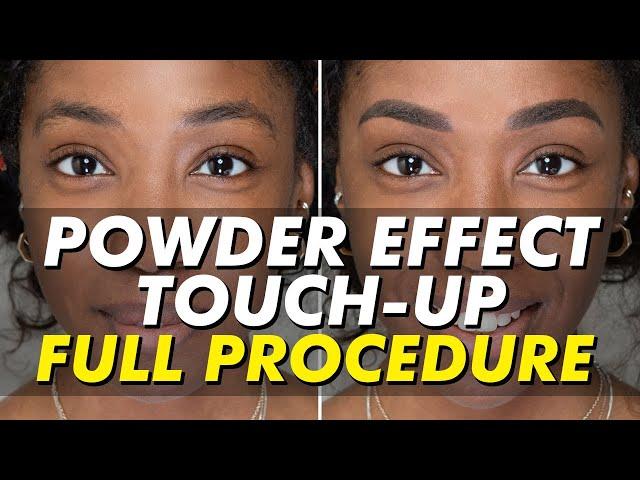 Powder Effect touch-up for Nneya Richards by Nadia Afanaseva | Eye Design New York