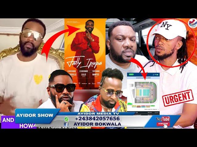 URGEN! F@LLY IPUPA DÉJÀ À PARIS , FERRE U ARENA EZO ANULER CONCERT MAWA  NDOMBOLO ATIE YE NA ERREUR