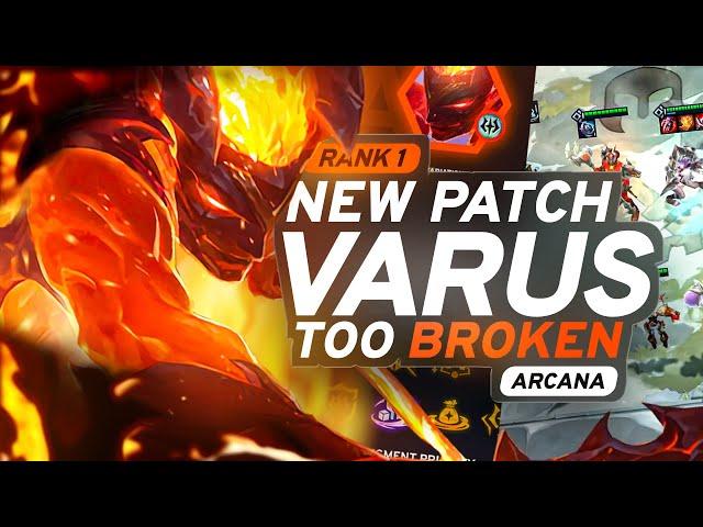 Arcana Varus Got Nerfed?! Still Too Broken | Rank 1 TFT Patch 14.20