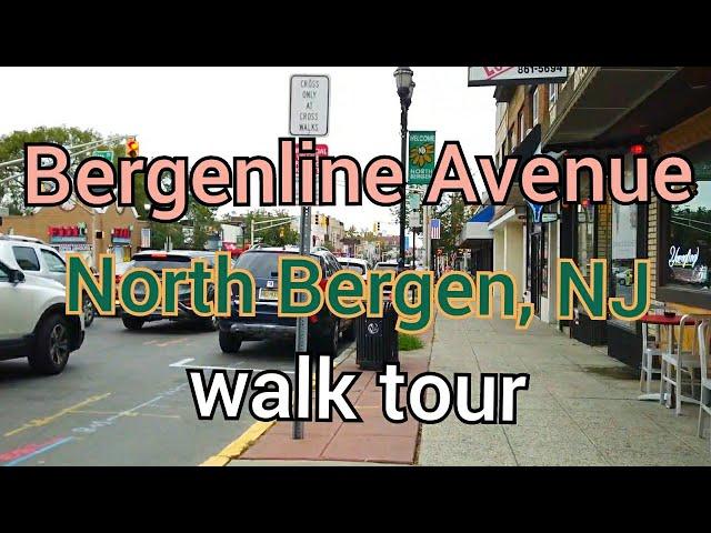 Walking on Bergenline Avenue in North Bergen, New Jersey, USA