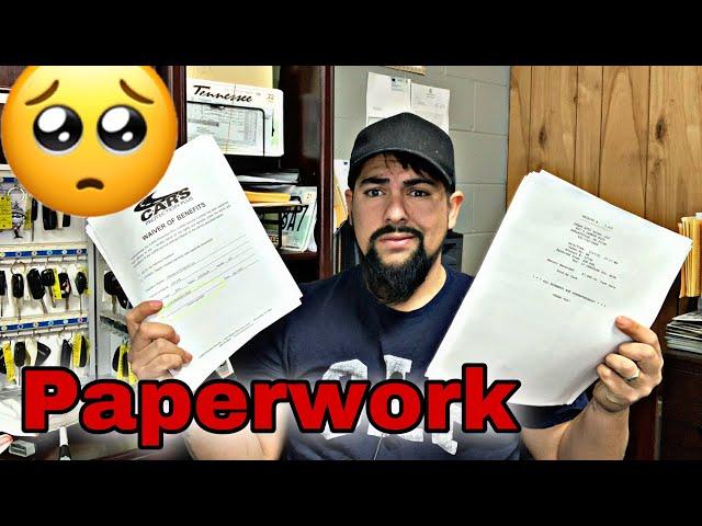 Used Car Dealer Paperwork / Whats Required As A Dealer In Tennessee