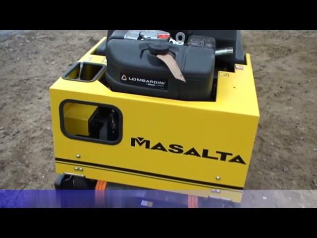 Masalta Double Drum Vibratory Roller Customer Demo Video