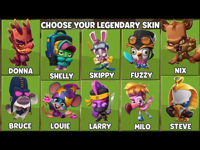 Choose your Favourite Legendary Skin | Zooba