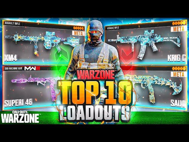 TOP 10 *BROKEN* META Loadouts in Warzone