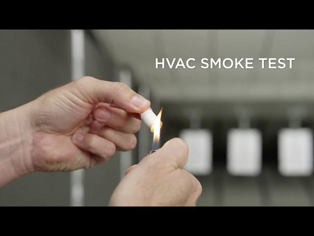 Action Target Shooting Range HVAC Smoke Test | Continuous Clean Air