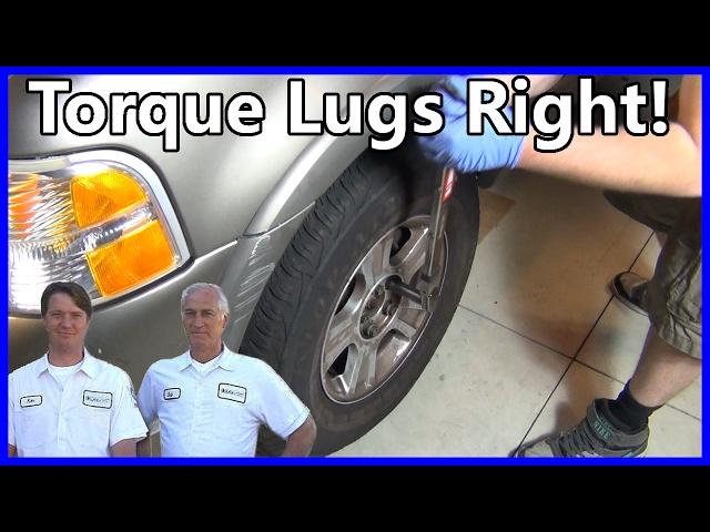 HOW TO PROPERLY TORQUE WHEEL LUG NUTS EASY!