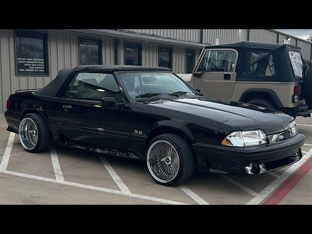 MUSTANG 5.0 ON CHROME 17X9S ! MENACE 2 SOCIETY STYLE 2022!