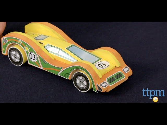 Made by Me! Build & Paint Wooden Cars from Horizon Group USA