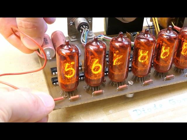 Nixie digital stopwatch repair (DS35)