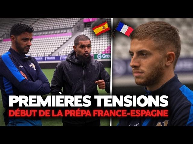 E1 : Gros coup de gueule dès le 1er entraînement pour France-Espagne